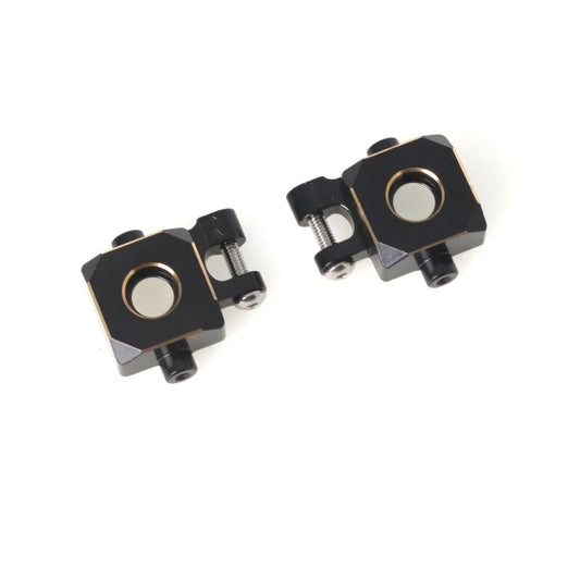 LCX Racing 1/18 RC Crawler Brass Front Axle Steering Knuckles Steering Blocks Upgrades Parts Accessories for Traxxas TRX4M