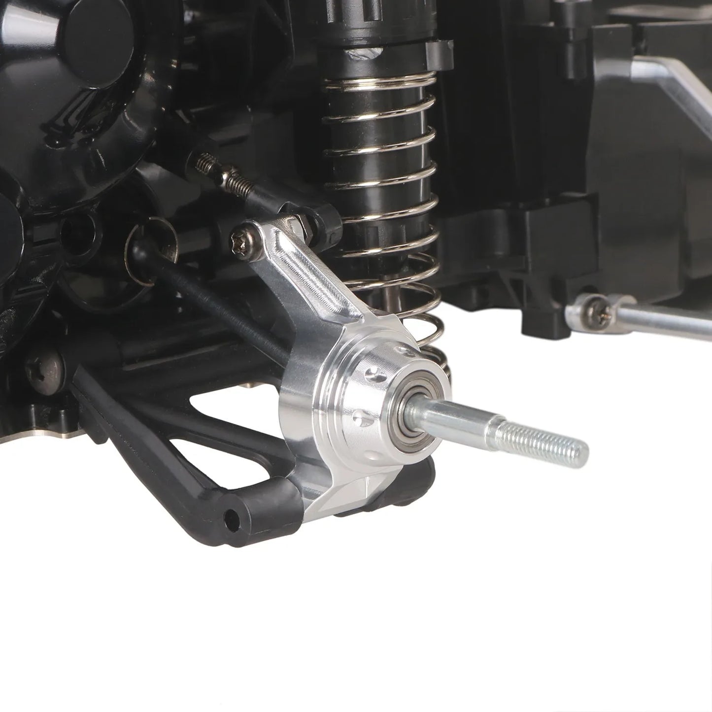 LCX Racing 1/10 RC Truck Car Rear Hub Set Rear Carriers for Tamiya Hornet EVO Grasshopper Upgrades Parts Accessories