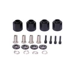 LCX Racing 1/10 RC Crawler CNC Aluminum Wheel Hex Hubs Adapter 12mm for Traxxas TRX4 TRX6 Upgrades Parts Accessories