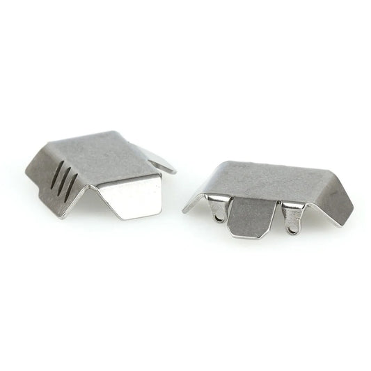LCX Racing 1/18 RC Crawler Stainless Steel Front Rear Axle Guard Armor for Traxxas TRX4M Upgrades Parts Accessories