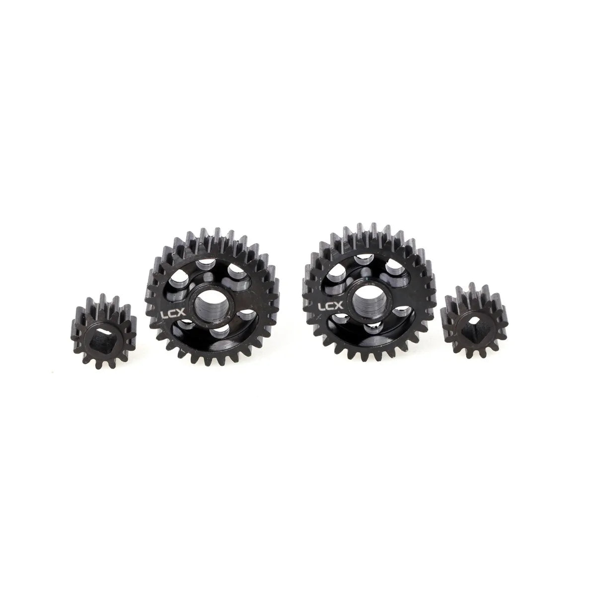 LCX Racing 1/8 RC Crawler Car Hard Steel Front Rear Axle Portal Drive Gear Set 32P 28T/13T Upgrades for Axial AXP8 Gilamon