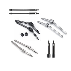 LCX Racing 1/24 RC Crawler Front Rear Axle Universal Drive Shaft Upgrades Parts Accessories for Axial SCX24 AX24