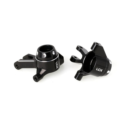LCX Racing 1/16 RC Truck Aluminum Steering Blocks Steering Knuckles for Traxxas Mini Maxx Mini XRT Upgrades Parts Accessories