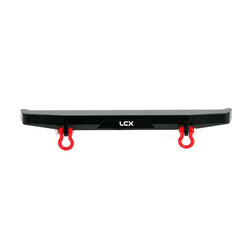 LCX Racing 1/18 RC Crawler CNC Aluminum Rear Bumper for Traxxas TRX4M F150 K10 Upgrades Parts Accessories