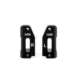 LCX Racing 1/10 RC Crawler Aluminum Front Steering Caster Blocks for Traxxas Drag Slash 1967 C10 Upgrades Parts Accessories