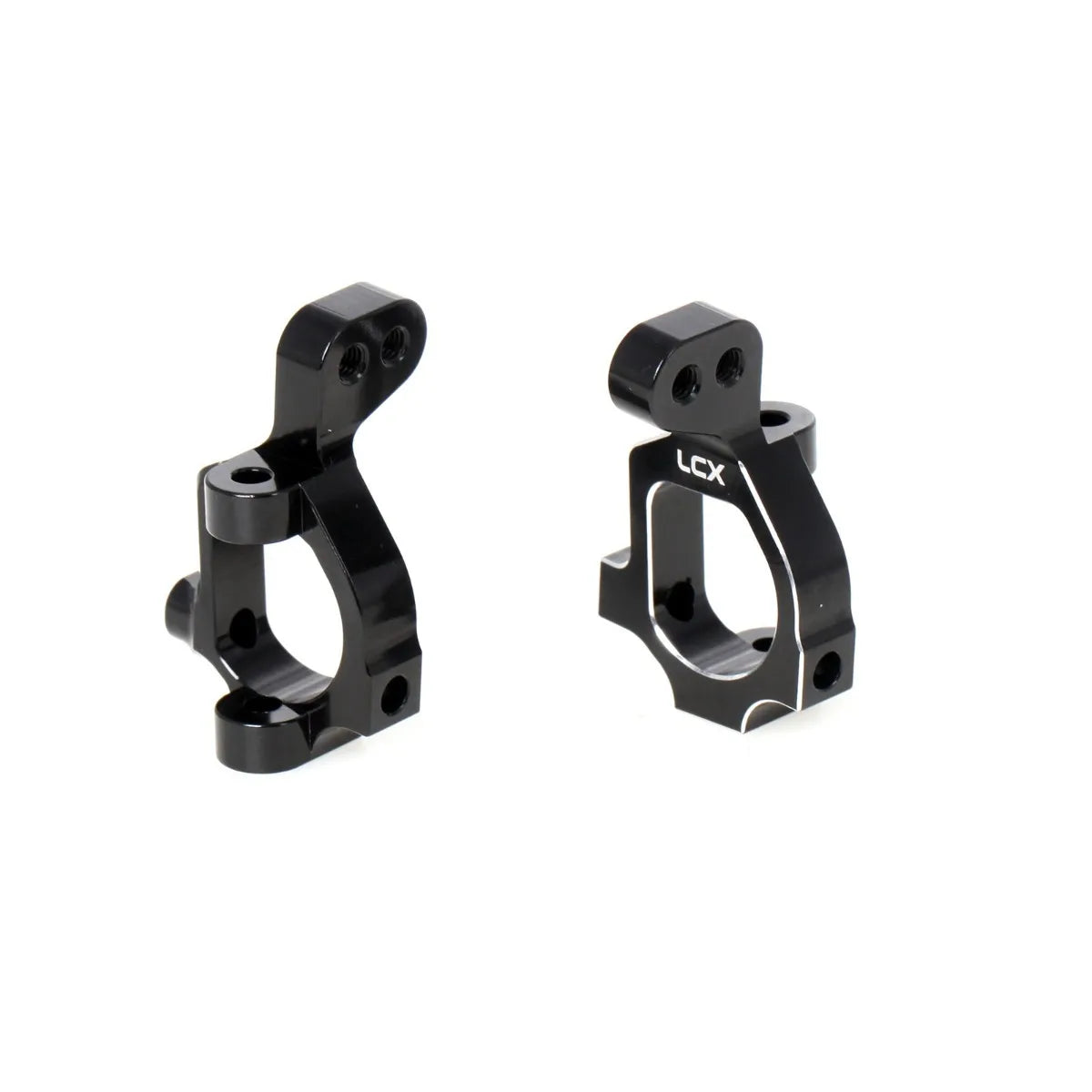 LCX Racing RC Truck CNC Aluminum Front C Hub Caster Block Set for 1/10 LOSI 22S, Upgrades Parts Accessories