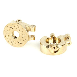 LCX Racing 1/18 RC Crawler Car CNC Brass Steering Knuckles for Traxxas TRX4M Upgrades Parts Accessories