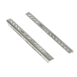 LCX Racing 1/10 RC Crawler Stainless Steel Rock Slider Scuff Plate Guard Armor for Traxxas TRX6 Upgrades Parts Accessories