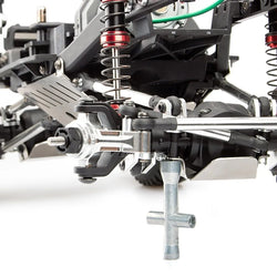 LCX Racing 1/10 RC Crawler Car Aluminum Front Axle Steering Knuckles for Tamiya CC-02 Upgrades Parts Accessories