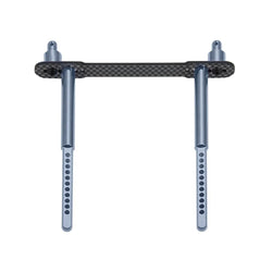 LCX Racing 1/10 RC Crawler Aluminum Front Rear Body Post Upgrades Parts Accessories for Axial SCX10 II 90046 90047