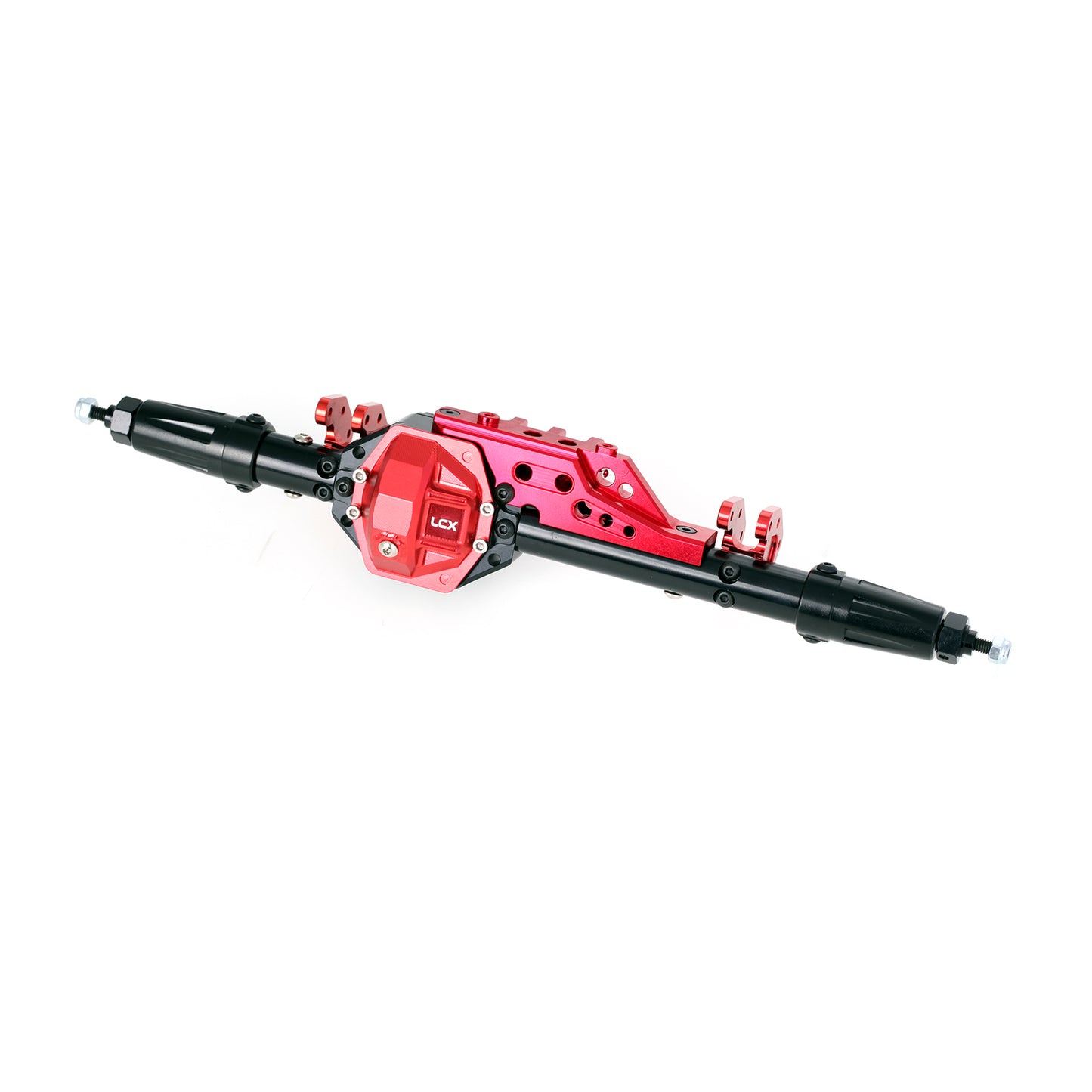 LCX Racing 1/10 RC Car CNC Aluminum AR60 OCP Rear Axle Complete Set for Axial Wraith RR10 Bomber Upgrades Parts Accessories